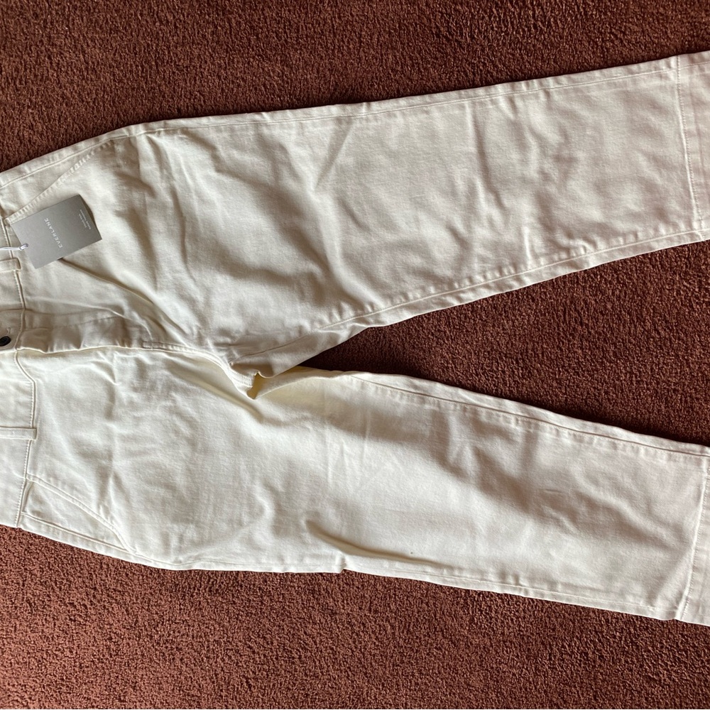 Everlane Off-White Denim Pants